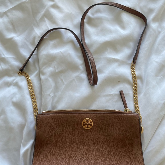 Brown Tory Burch soft leather crossbody bag - Picture 3 of 4